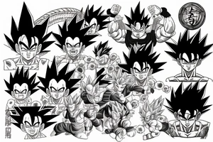 dragonball z tattoo idea