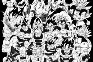 dragonball z c 18 tattoo idea