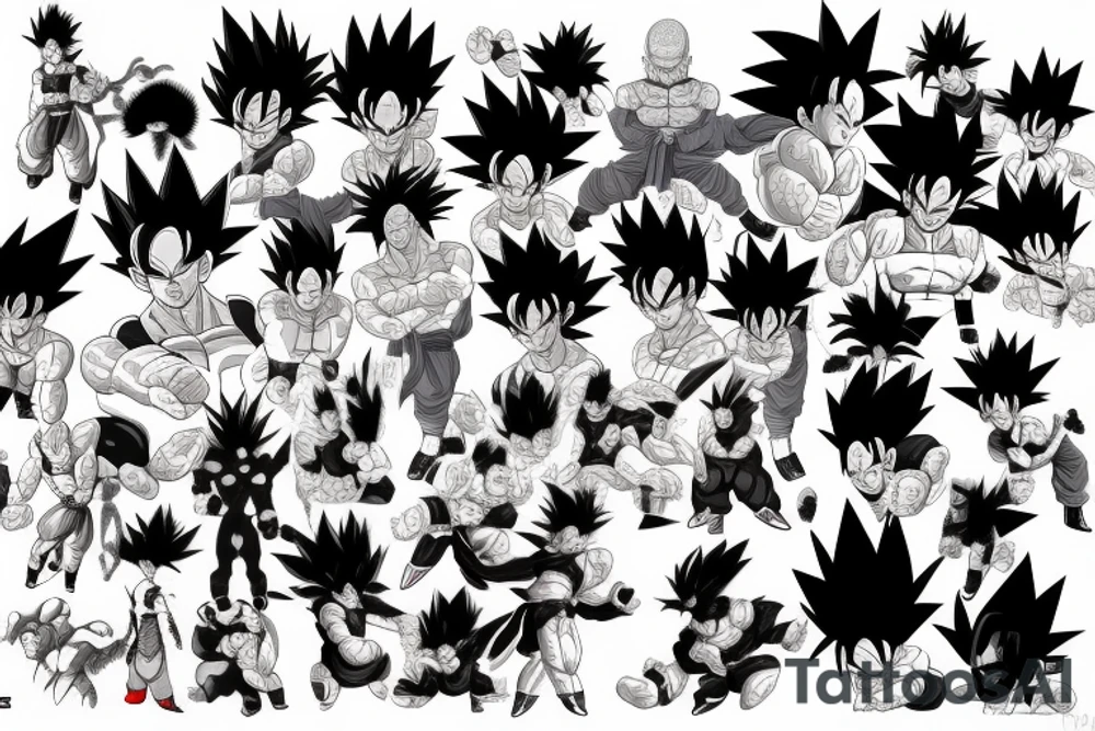 dragonball z c 18 tattoo idea