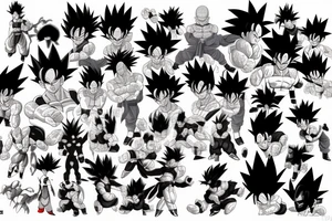 dragonball z c 18 tattoo idea