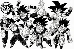 dragonball z from c-18 tattoo idea