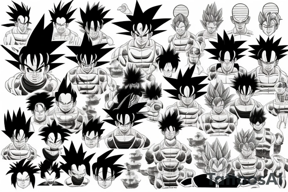 dragonball z from c-18 tattoo idea