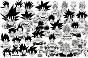 dragonball z from c-18 tattoo idea