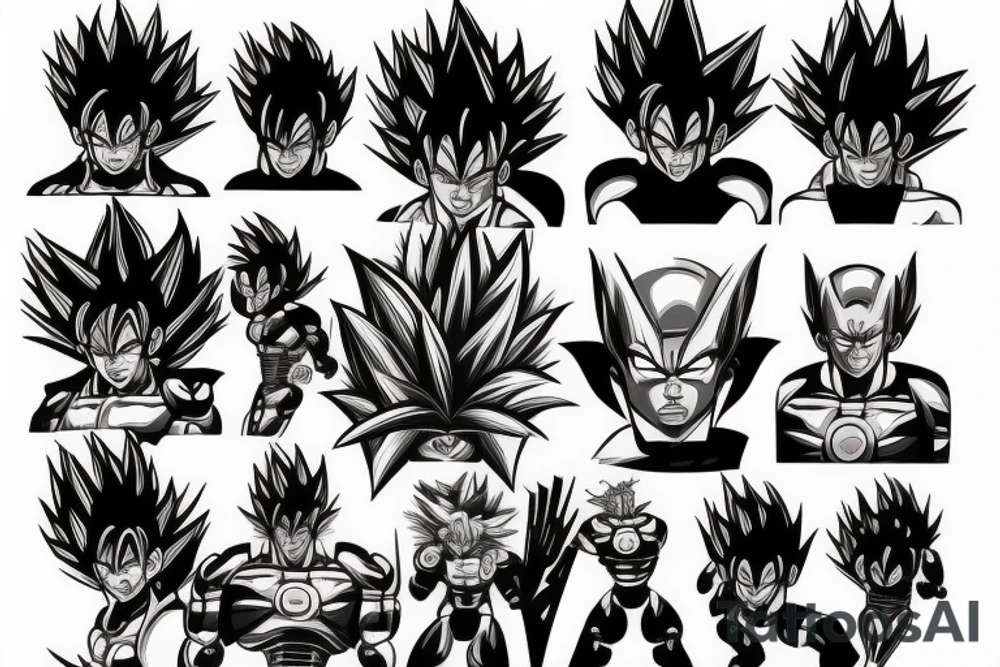 cyborg 18 from dragonball z tattoo idea