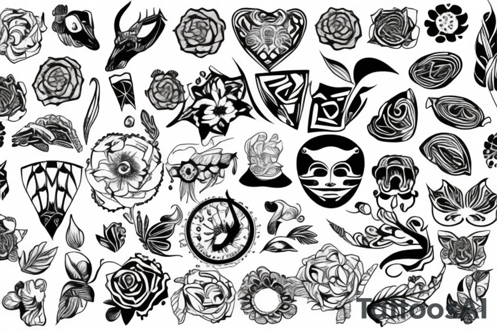 pattern tattoo idea