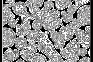 symmetrical pattern tattoo idea