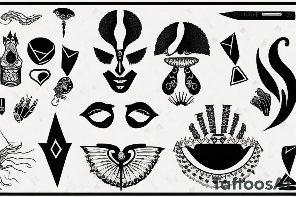 cleopatra tattoo idea