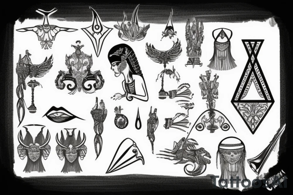 cleopatra tattoo idea