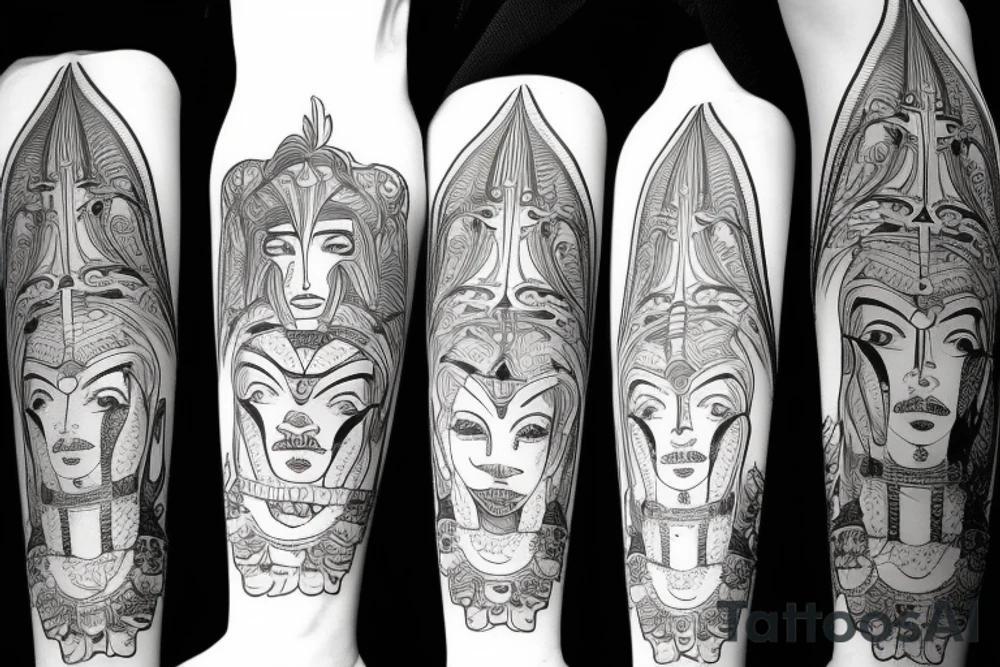 cleopatra tattoo idea
