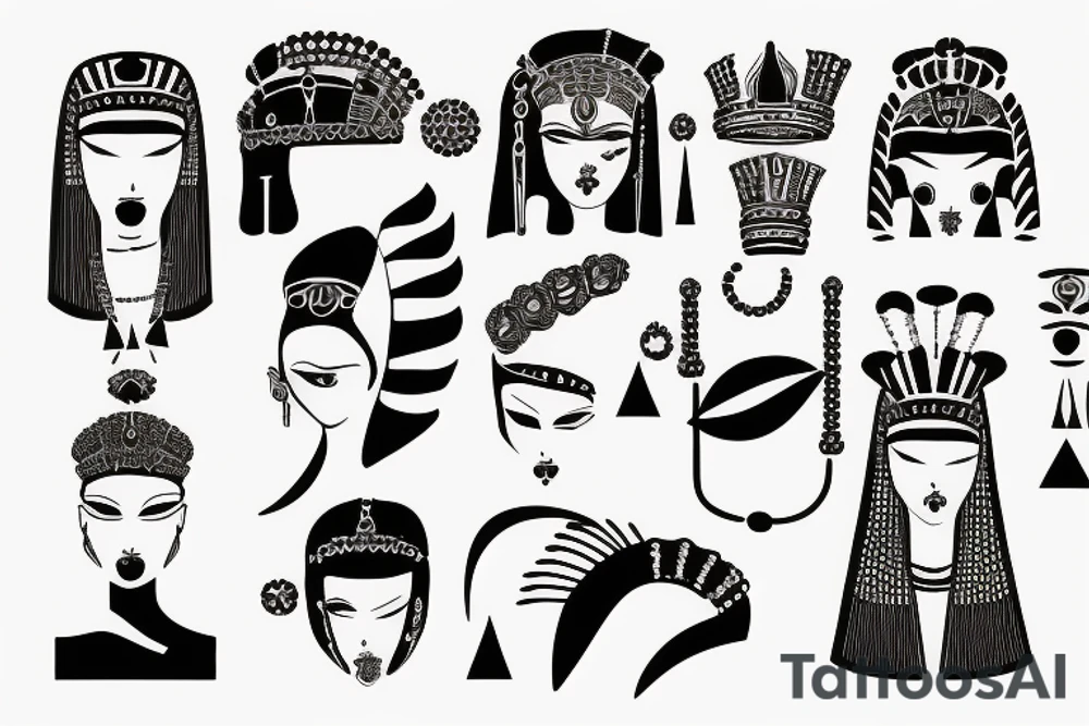 cleopatra tattoo idea