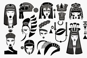 cleopatra tattoo idea