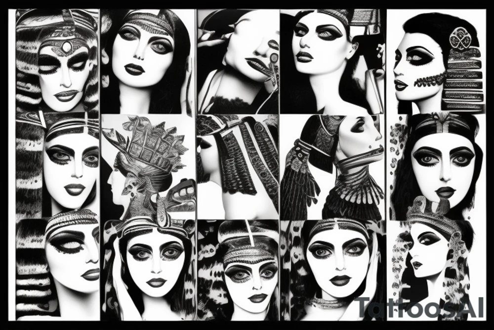 cleopatra tattoo idea