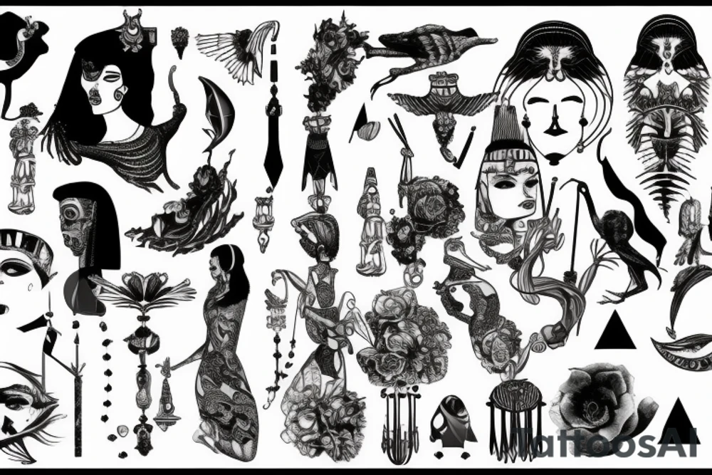 cleopatra tattoo idea