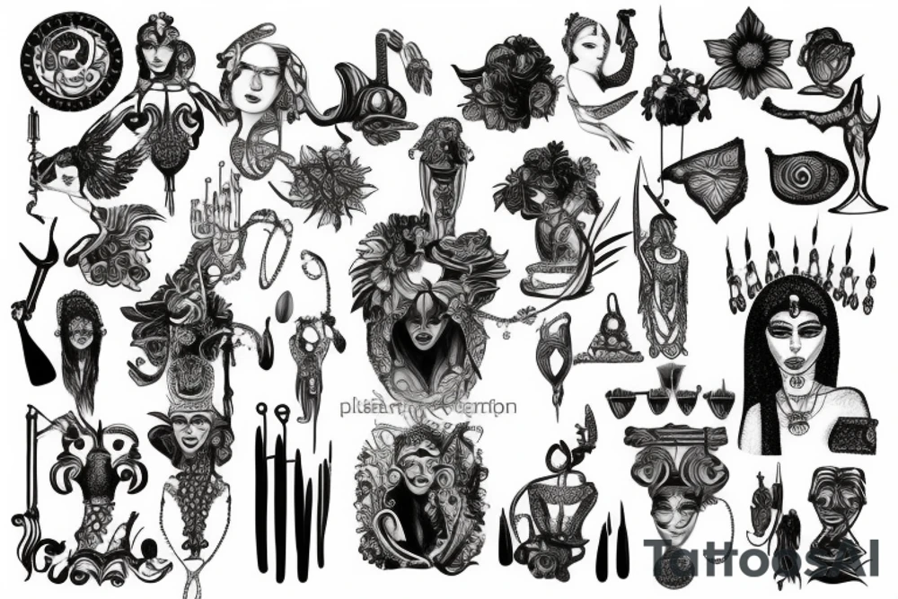 cleopatra tattoo idea