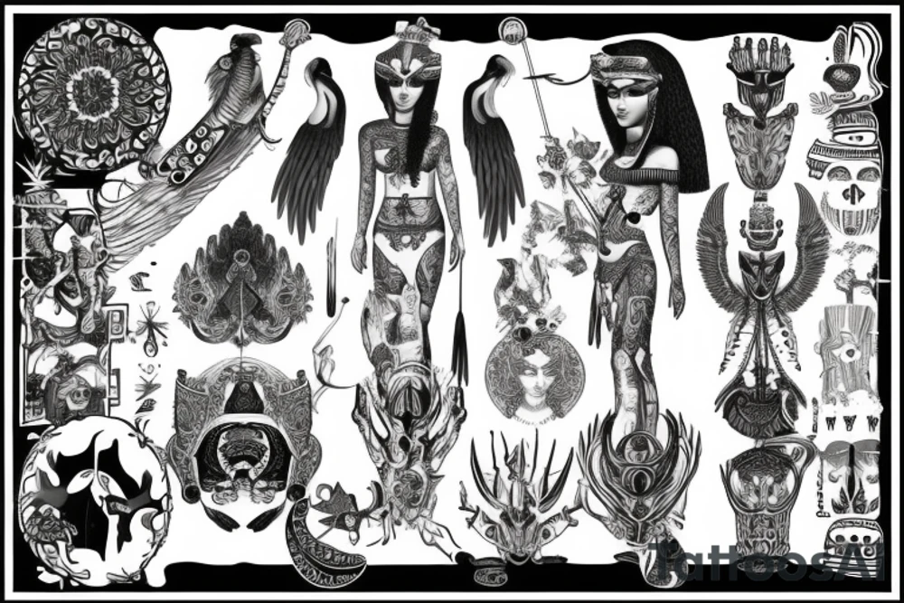 cleopatra tattoo idea