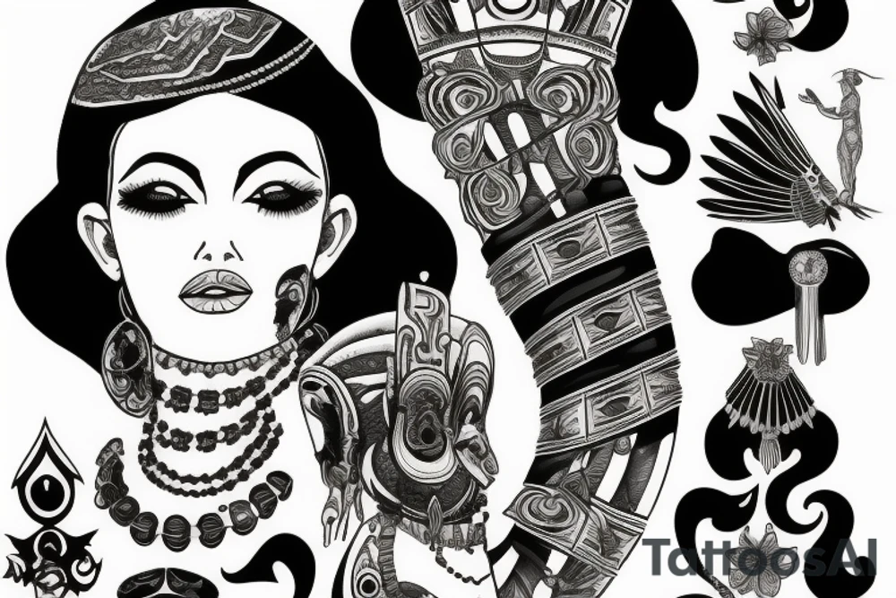 cleopatra tattoo idea
