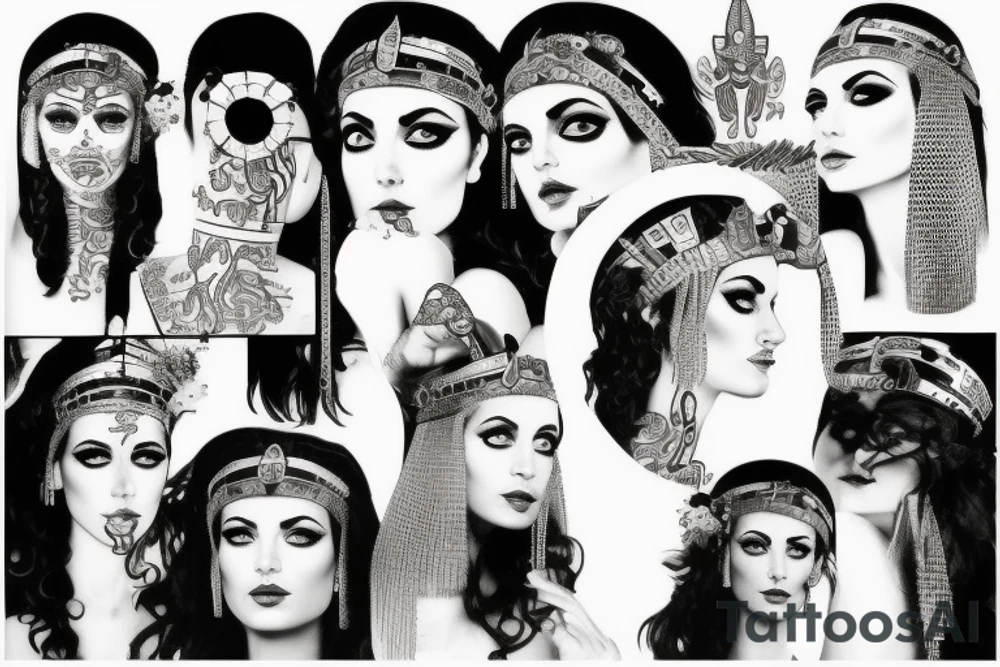 cleopatra tattoo idea