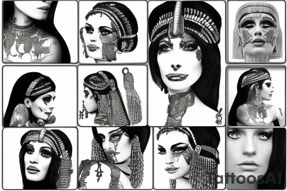 cleopatra tattoo idea