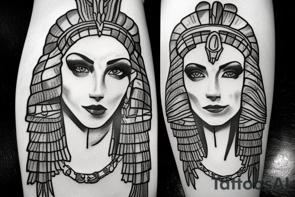 cleopatra tattoo idea