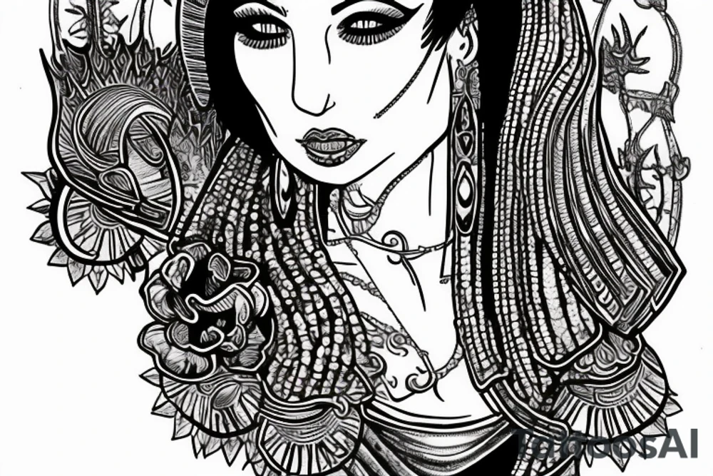 cleopatra tattoo idea