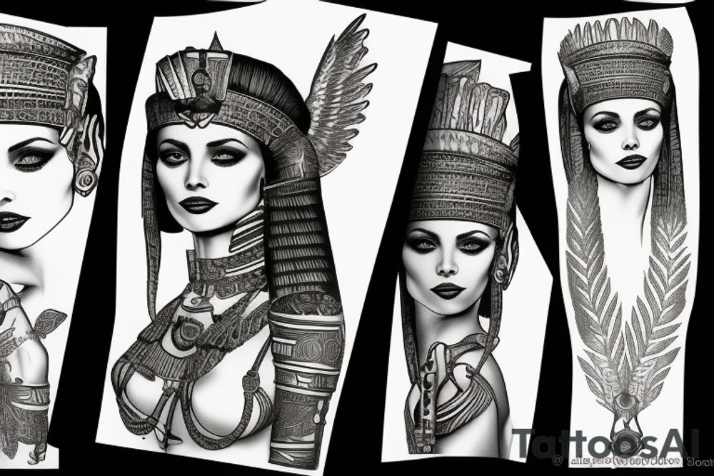 cleopatra tattoo idea