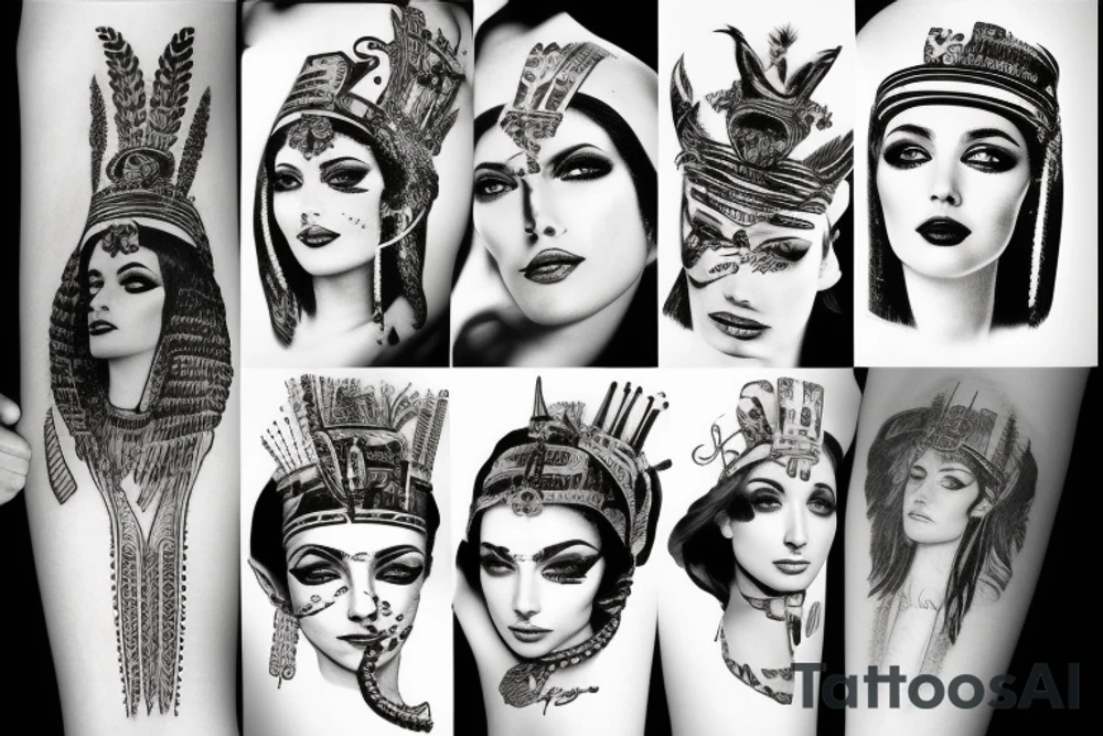 cleopatra tattoo idea