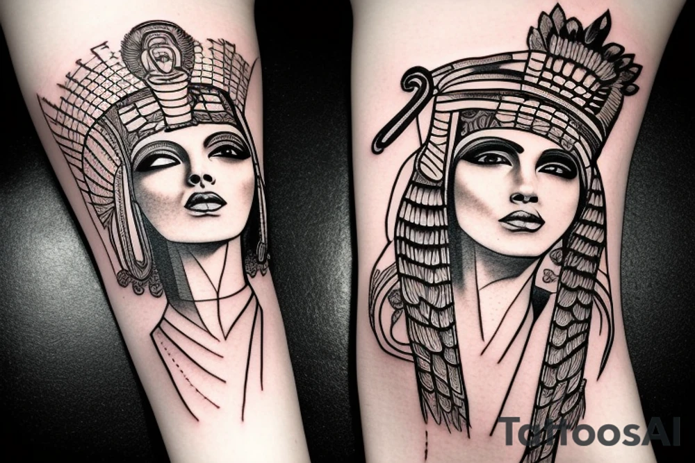 cleopatra tattoo idea