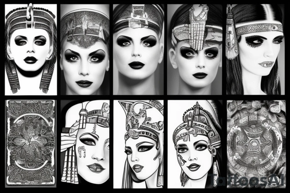 cleopatra tattoo idea