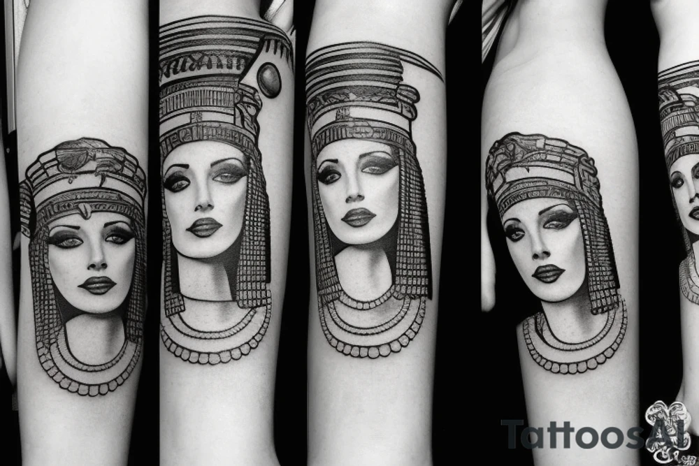 cleopatra tattoo idea