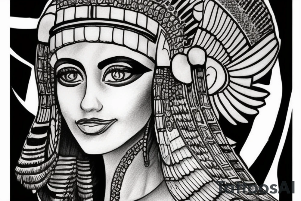 cleopatra tattoo idea