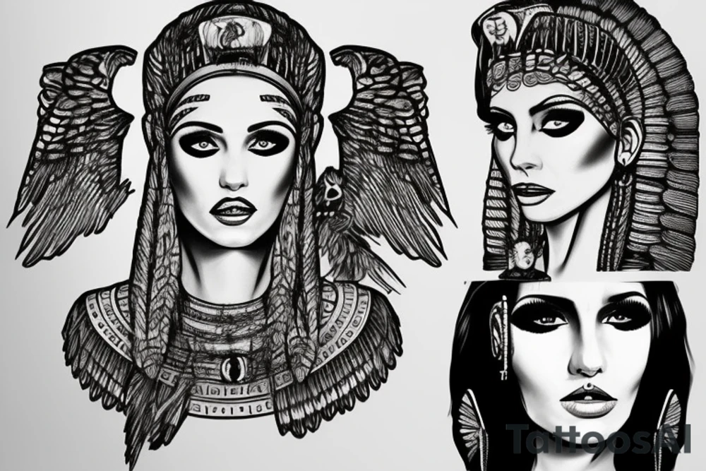 cleopatra tattoo idea
