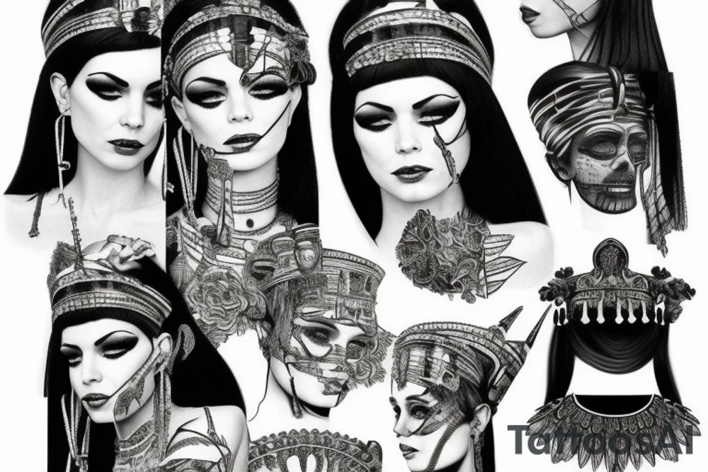 cleopatra tattoo idea