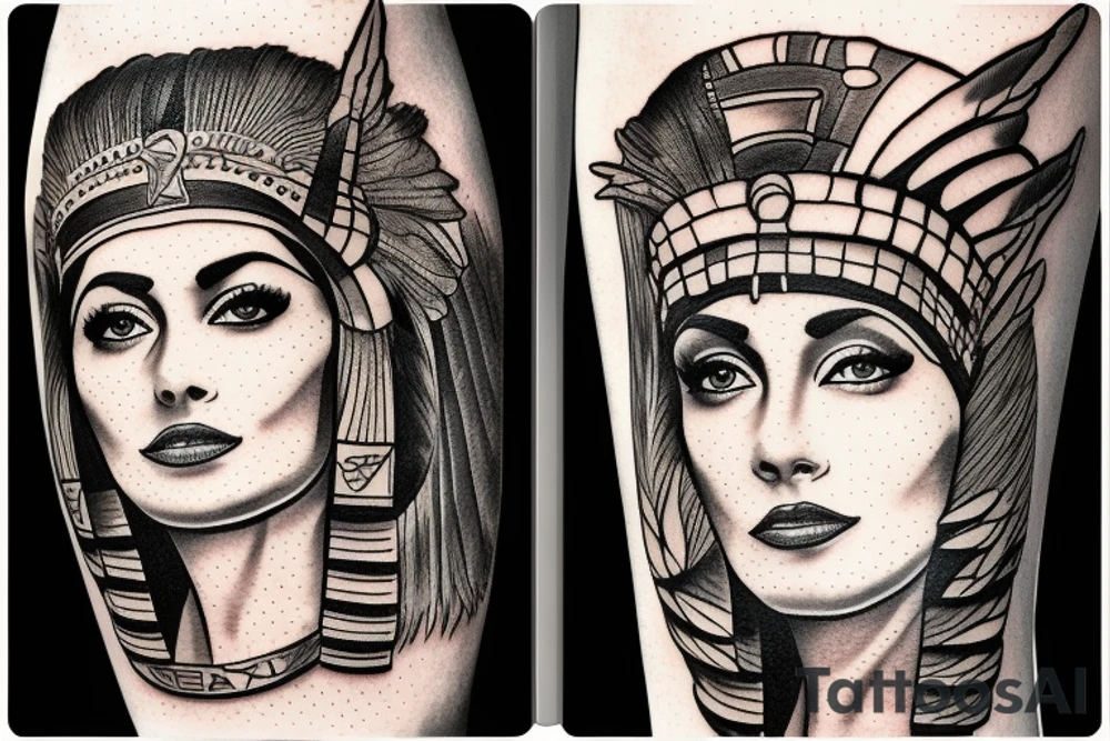 cleopatra tattoo idea
