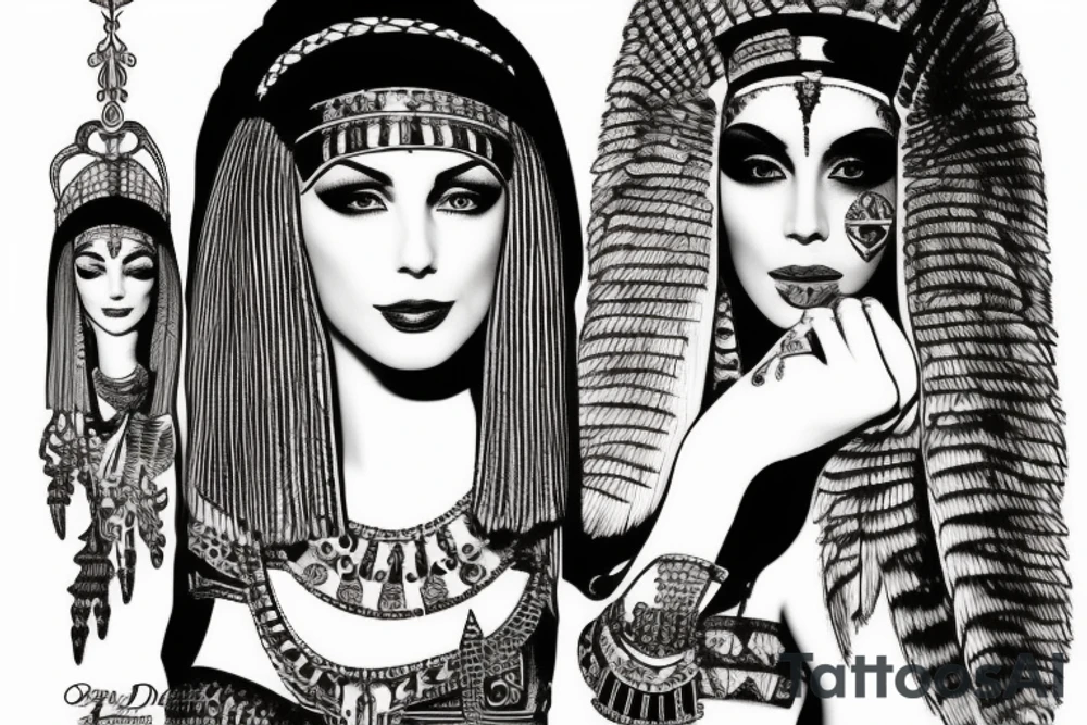 cleopatra tattoo idea