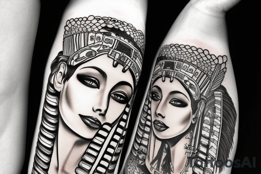 cleopatra tattoo idea