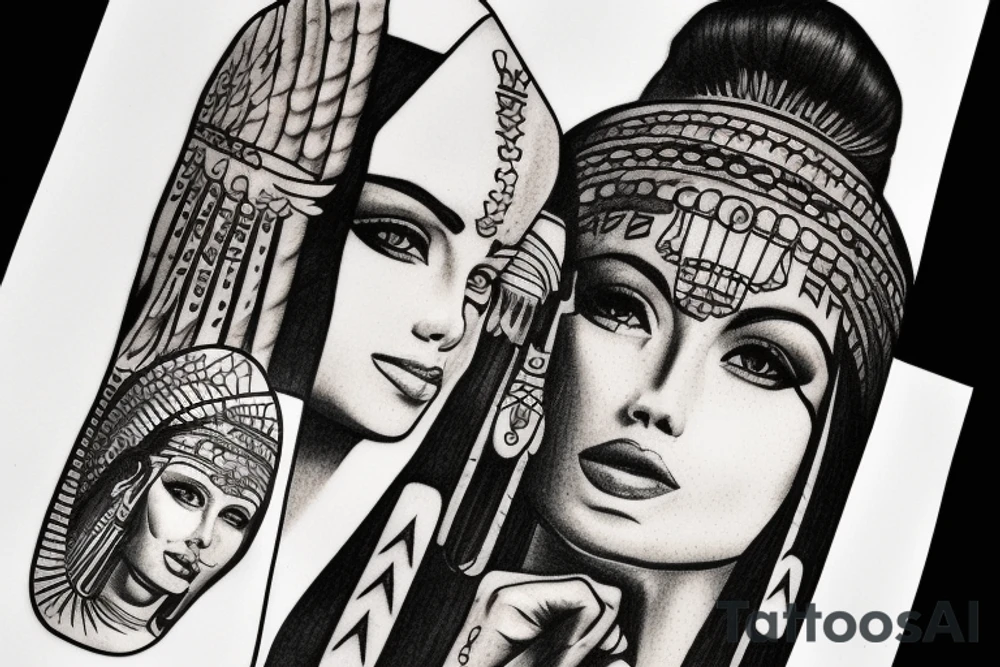 cleopatra tattoo idea