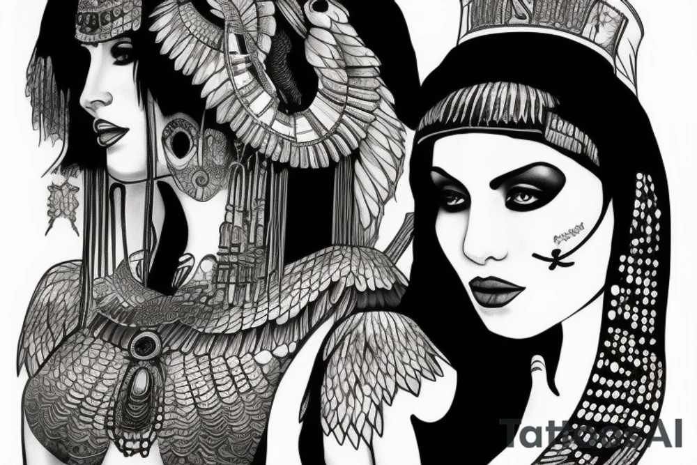 cleopatra tattoo idea