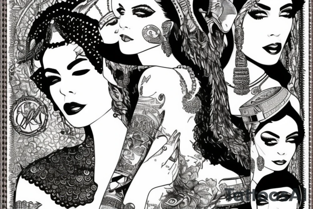 cleopatra tattoo idea