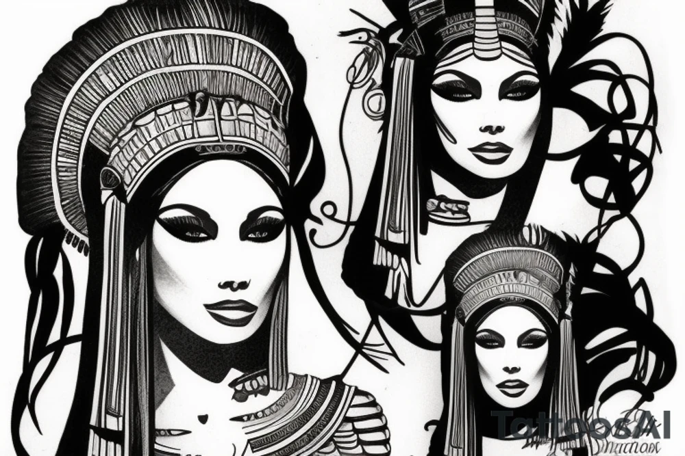 cleopatra tattoo idea