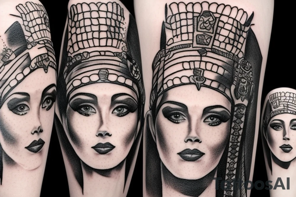 cleopatra tattoo idea