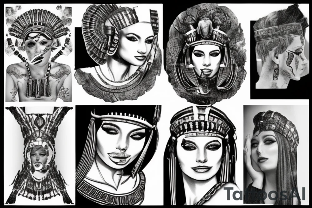 cleopatra tattoo idea