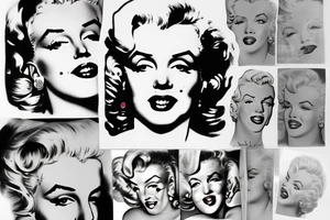 marilyn monroe tattoo idea