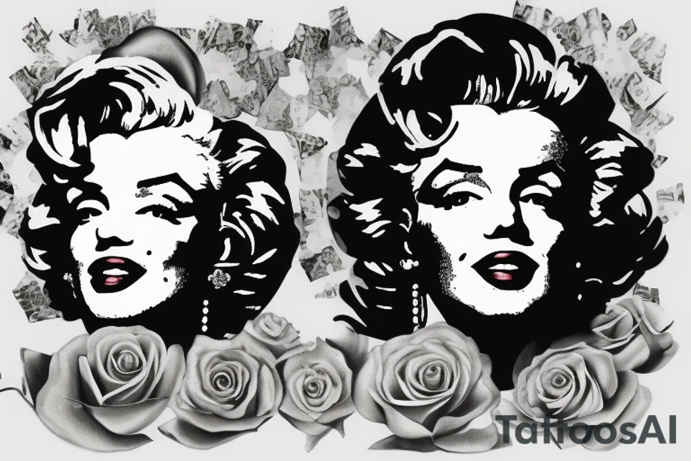 marilyn monroe tattoo idea
