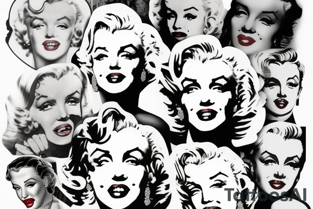 marilyn monroe tattoo idea