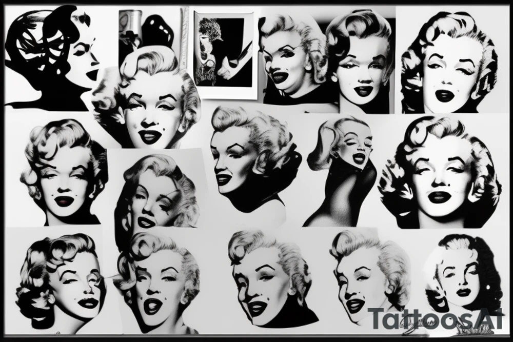 marilyn monroe tattoo idea