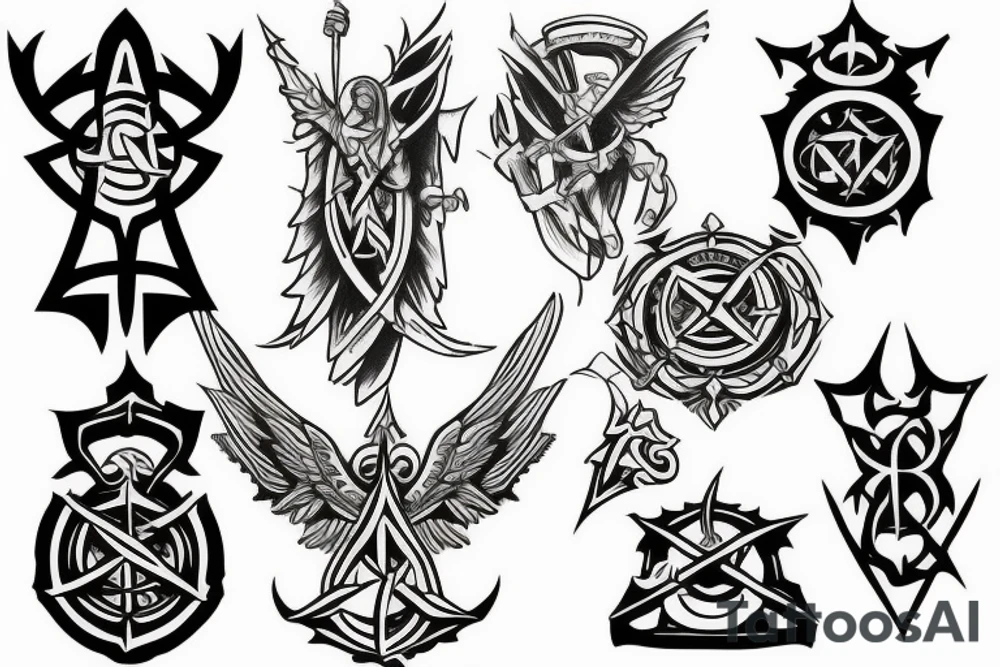templar basic tattoo idea