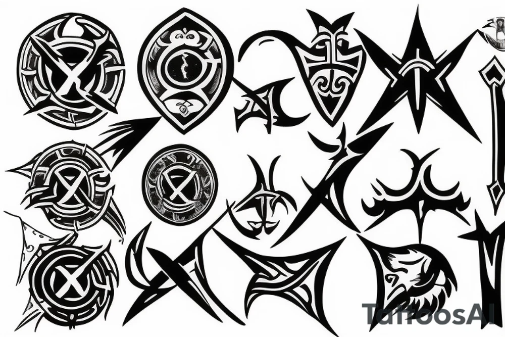 templar basic tattoo idea