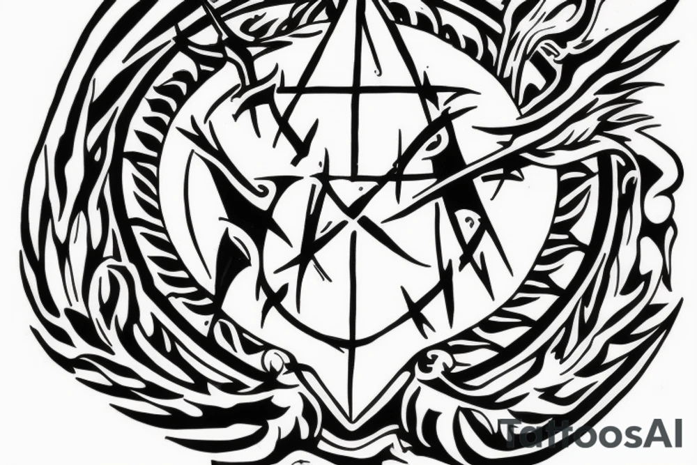 templar basic tattoo idea