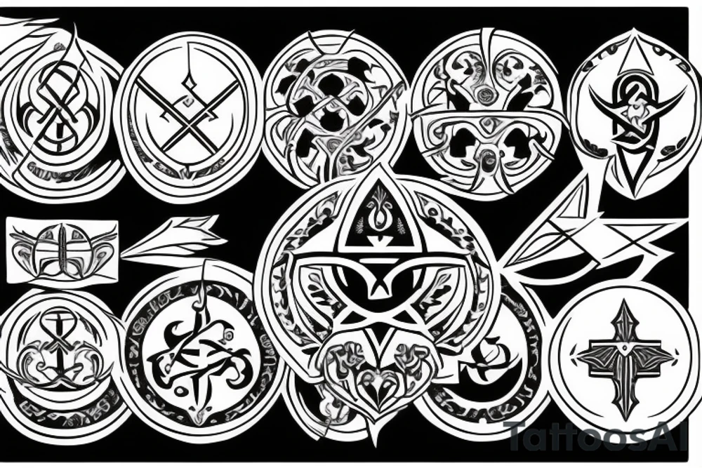 templar basic tattoo idea