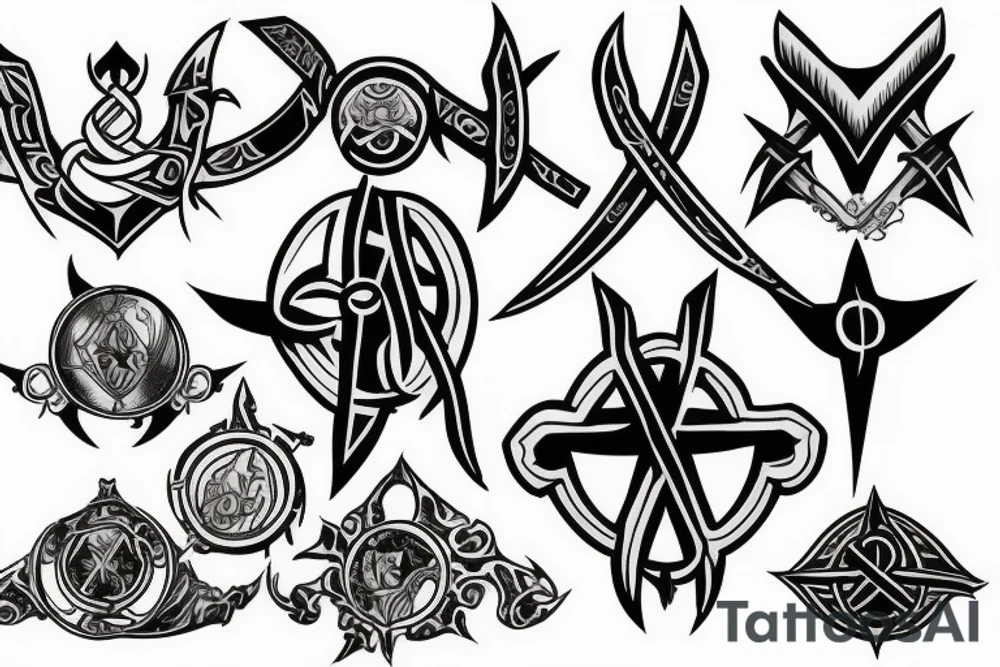 templar basic tattoo idea